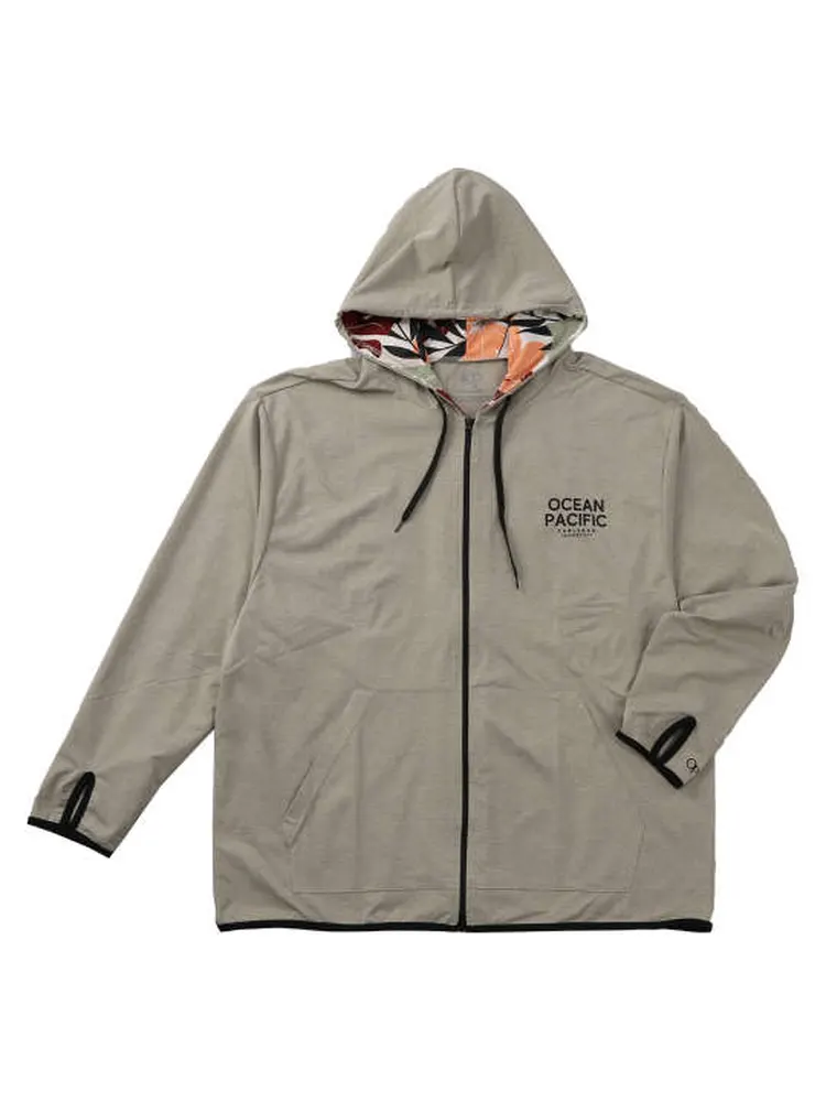【OCEANPACIFIC】PEARTEXUV長袖フルジップパーカー＊カタログ商品大きいサイズ
