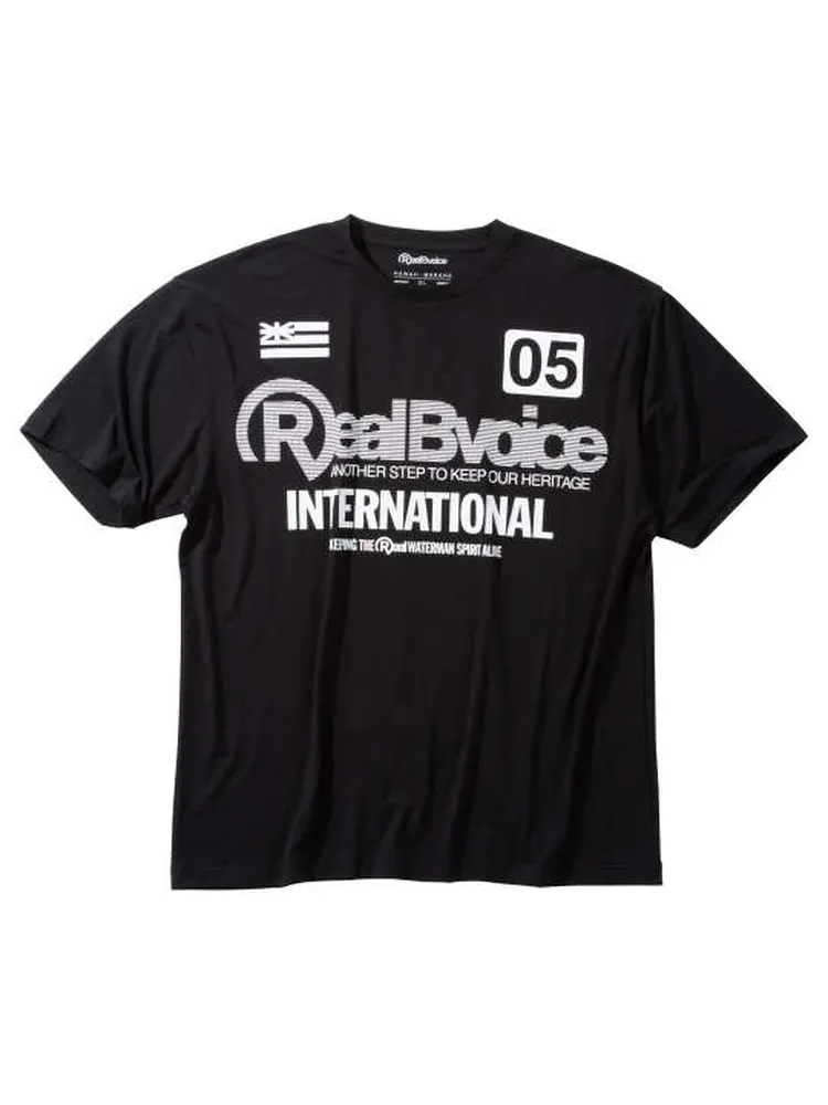【RealBvoice】DRYストレッチW-WINGS半袖Tシャツ＊カタログ商品大きいサイズ