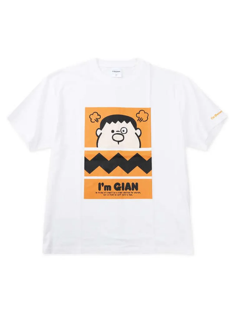【ImDoraemon】天竺ジャイアンスクエア半袖Tシャツ＊カタログ商品大きいサイズ