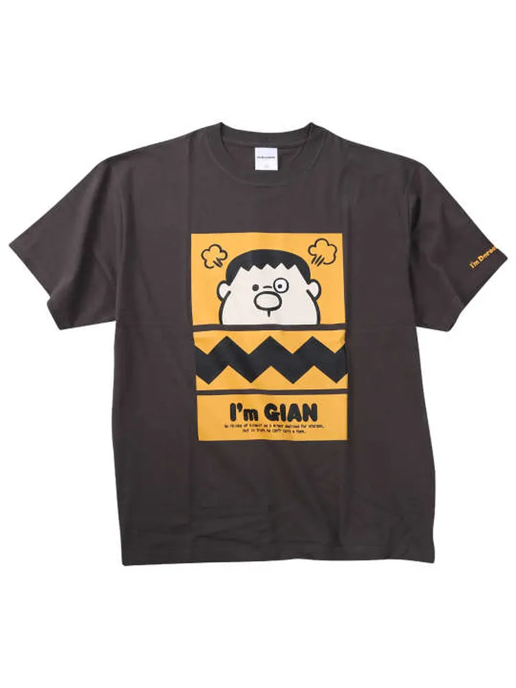 【ImDoraemon】天竺ジャイアンスクエア半袖Tシャツ＊カタログ商品大きいサイズ