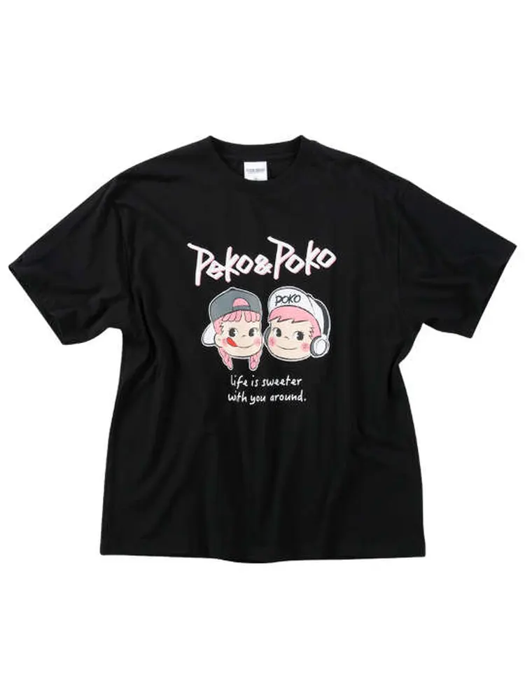 【PeKo&PoKo】天竺半袖Tシャツ(キャップ)＊カタログ商品大きいサイズ
