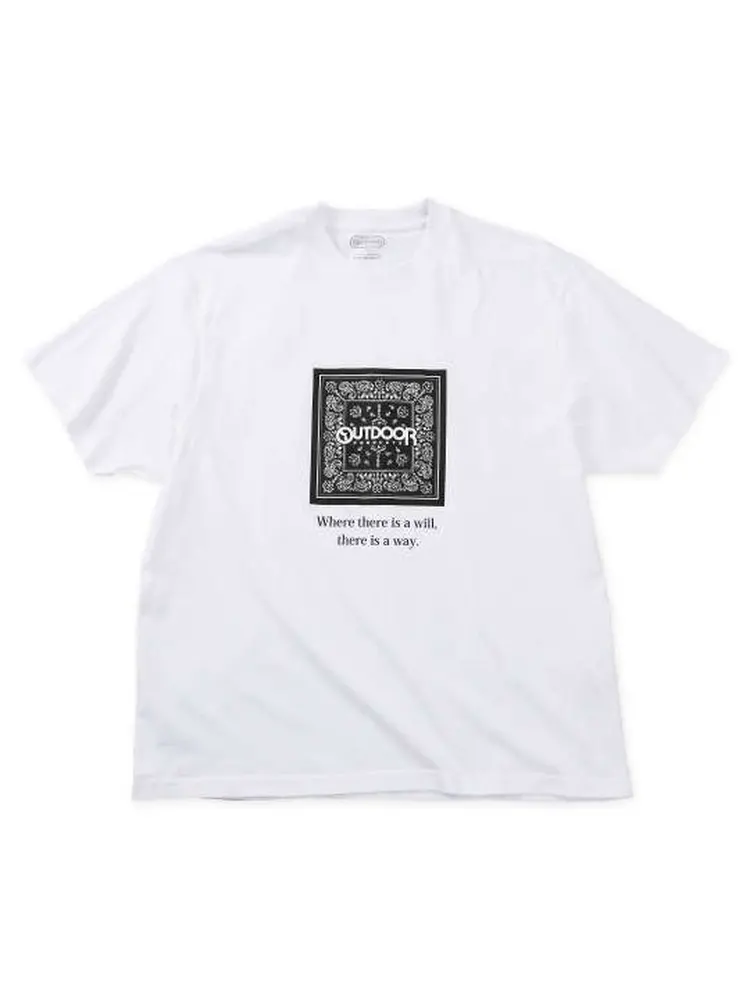 【OUTDOORPRODUCTS】【7L-8L】天竺半袖TシャツB＊カタログ商品大きいサイズ