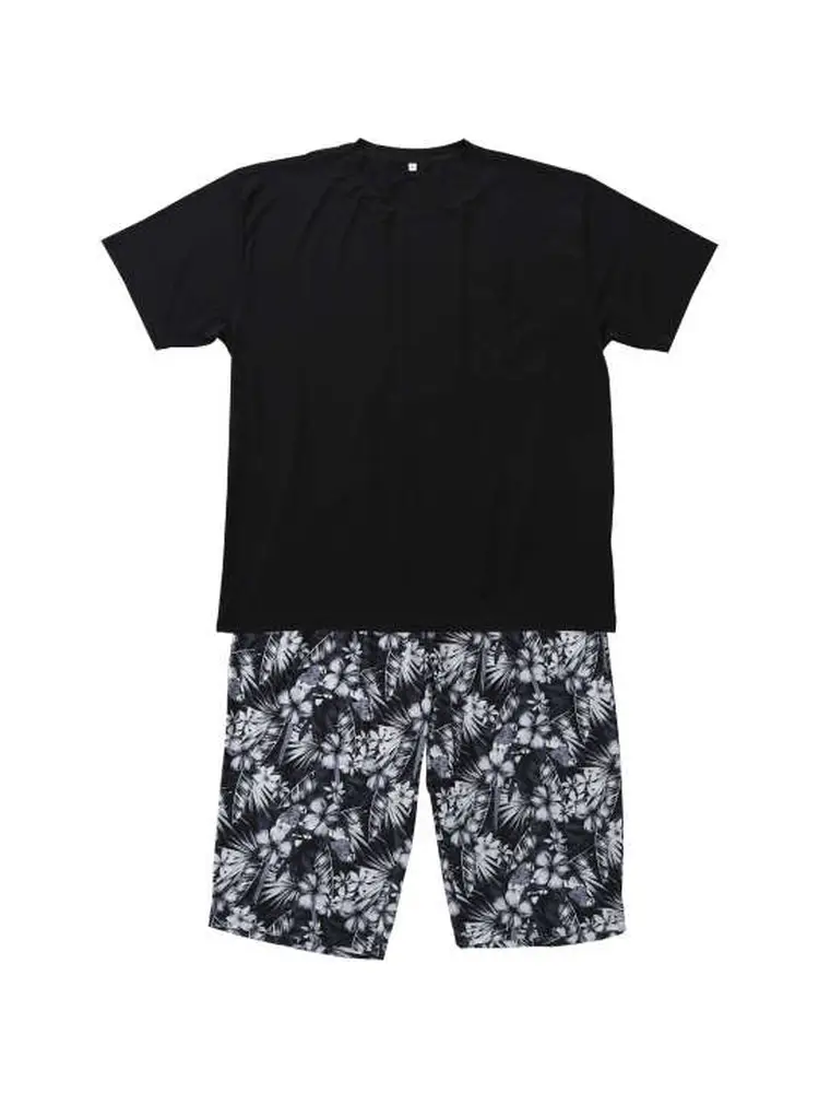 【Mc.S.P】ベア天竺半袖Tシャツ+六分丈パンツ＊カタログ商品大きいサイズ