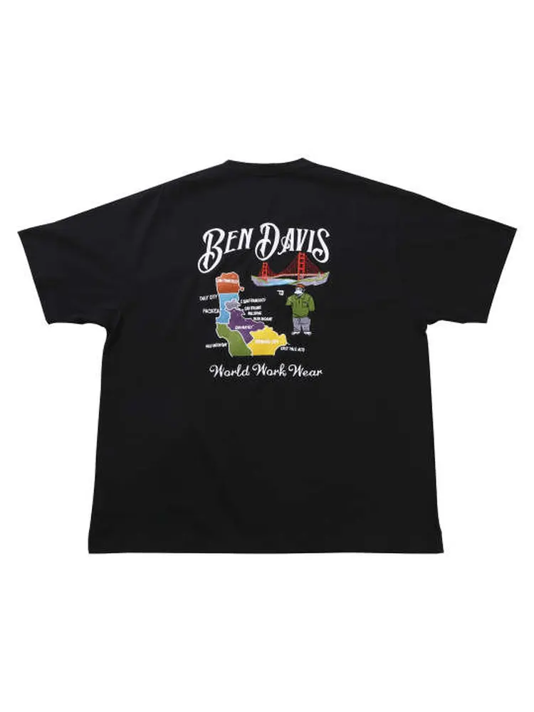 【BENDAVIS(ベンデイビス)】スーベニア刺繍半袖Tシャツ＊カタログ商品大きいサイズ