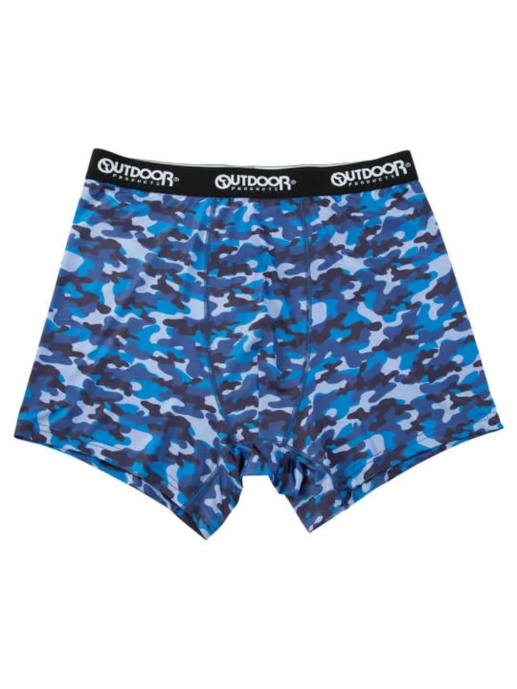 【OUTDOORPRODUCTS】ポリエステルベア天カモフラ柄ボクサーパンツ＊カタログ商品大きいサイズ