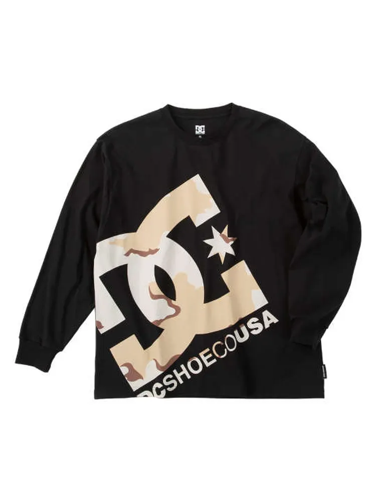 【DC-SHOES(ディーシーシューズ)】25DESERTCAMOBIGSTAR長袖Tシャツ＊カタログ商品大きいサイズ