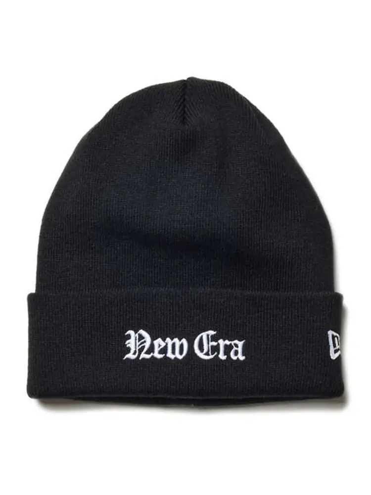 【NEWERA(ニューエラ)】BACICCUFFKNITOLDENGLISHキャップ＊カタログ商品大きいサイズ