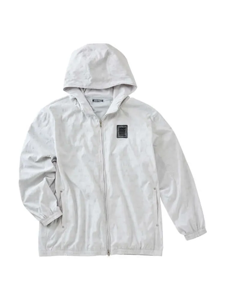 【SY32bySWEETYEARS(エスワイサーティトゥバイスィートイヤーズ)】フロッキーウーブンストレッチフルジップフーディジャケット＊カタログ商品大きいサイズ