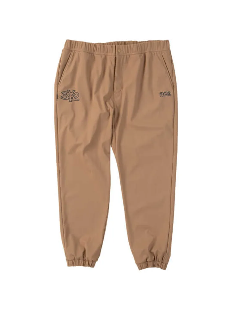 【SY32bySWEETYEARS(エスワイサーティトゥバイスィートイヤーズ)】3レイヤーフリースライニングジョガーパンツ＊カタログ商品大きいサイズ