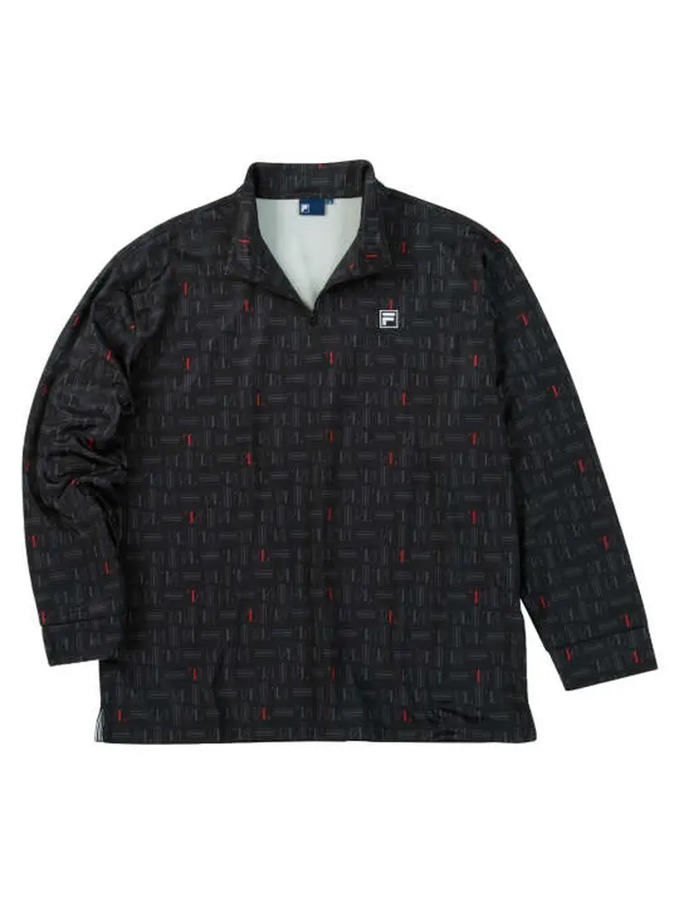 【FILAGOLF(フィラゴルフ)】ハーフジップ裏起毛長袖シャツ＊カタログ商品大きいサイズ