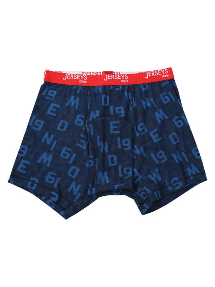 【EDWIN(エドウィン)】JERSYSローゲージストレッチプリントニットボクサーパンツ＊カタログ商品大きいサイズ