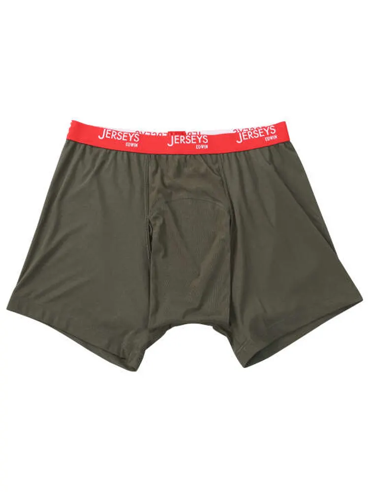 【EDWIN(エドウィン)】JERSYSローゲージフライス無地ニットボクサーパンツ＊カタログ商品大きいサイズ