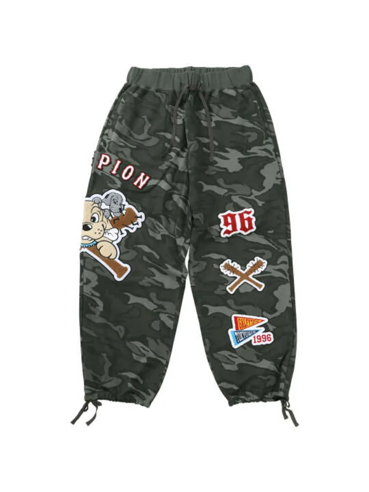 【GALFY】復活わんわん大学スウェットパンツ＊カタログ商品大きいサイズ