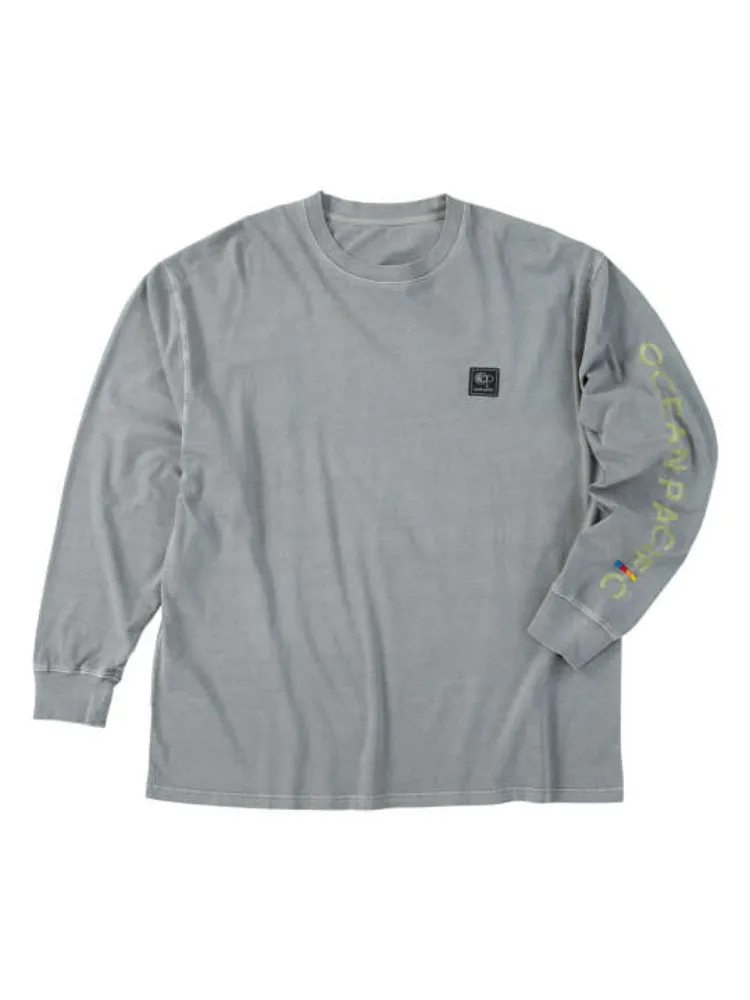 【OCEANPACIFIC】天竺ヴィンテージバイオウォッシュ長袖Tシャツ＊カタログ商品大きいサイズ