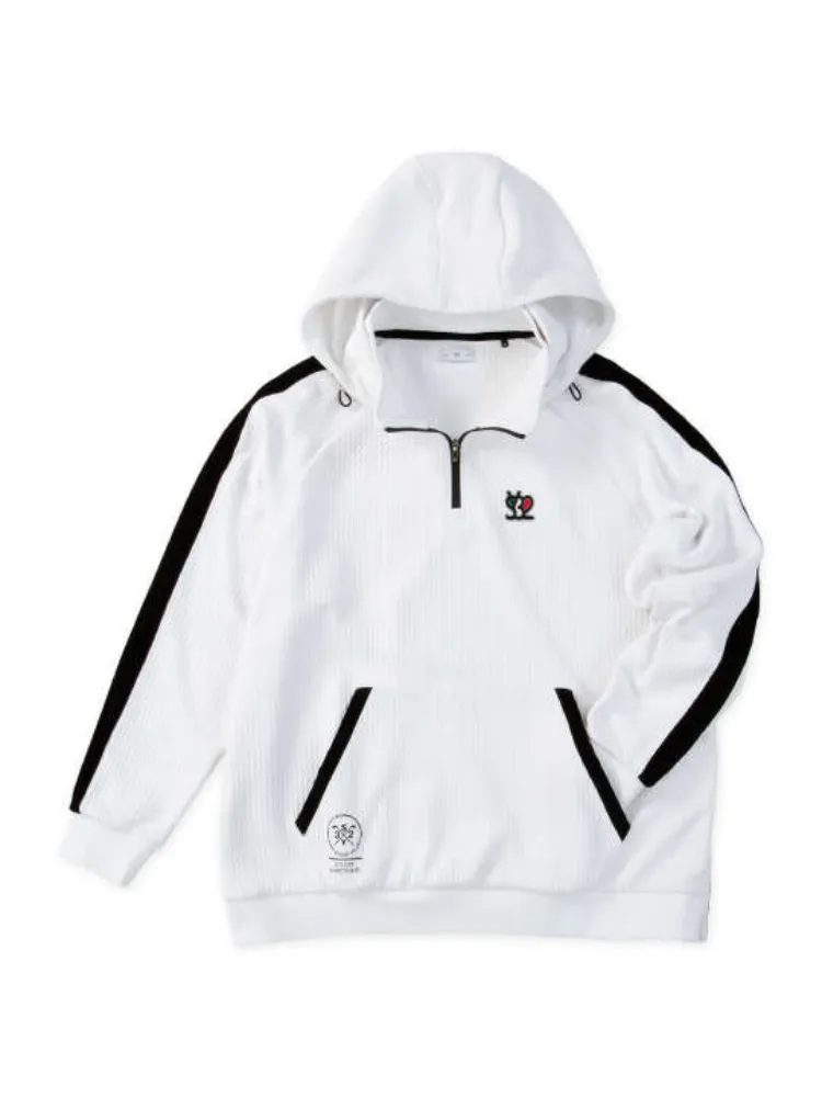 【SY32bySWEETYEARS(エスワイサーティトゥバイスィートイヤーズ)】キルトニットジャガードフーディー＊カタログ商品大きいサイズ