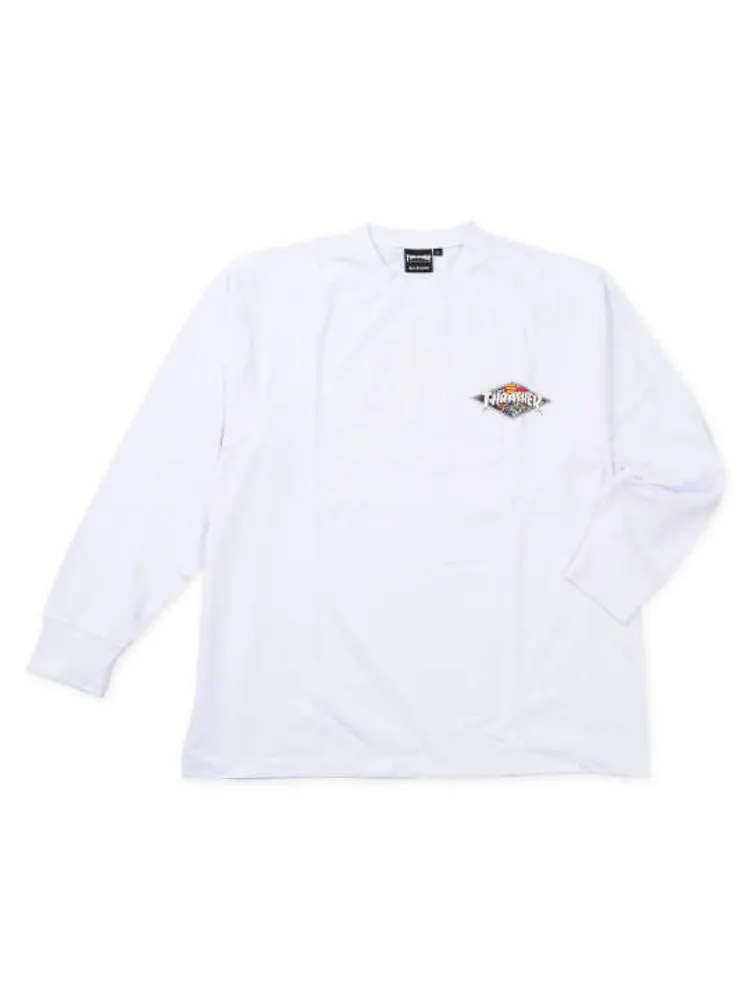 【THRASHER(スラッシャー)】DiamondLogo長袖Tシャツ＊カタログ商品大きいサイズ