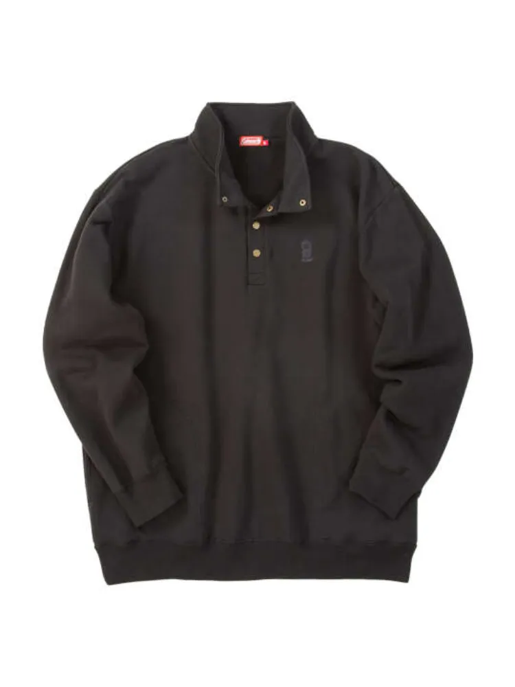 【Coleman(コールマン)】裏起毛ハーフボタントレーナー＊カタログ商品大きいサイズ