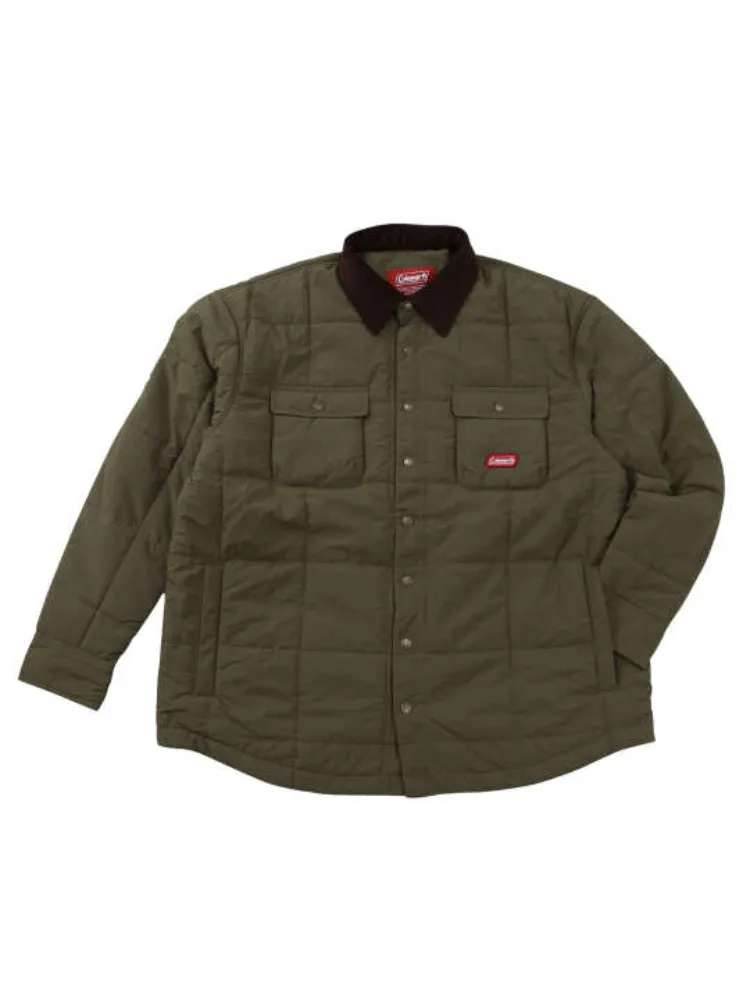 【Coleman(コールマン)】キルトシャツジャケット＊カタログ商品大きいサイズ