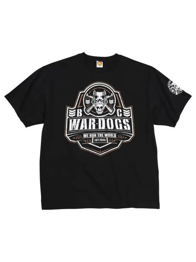 【新日本プロレス】BULLETCLUBWARDOGS「WERUNTHEWORLD」半袖Tシャツ＊カタログ商品大きいサイズ