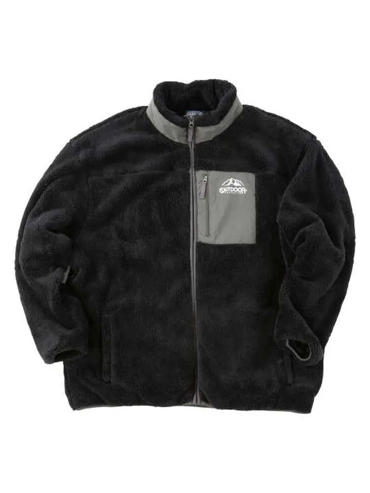 【OUTDOORPRODUCTS】【7L-8L】裏メッシュボアフリースジャケット＊カタログ商品大きいサイズ