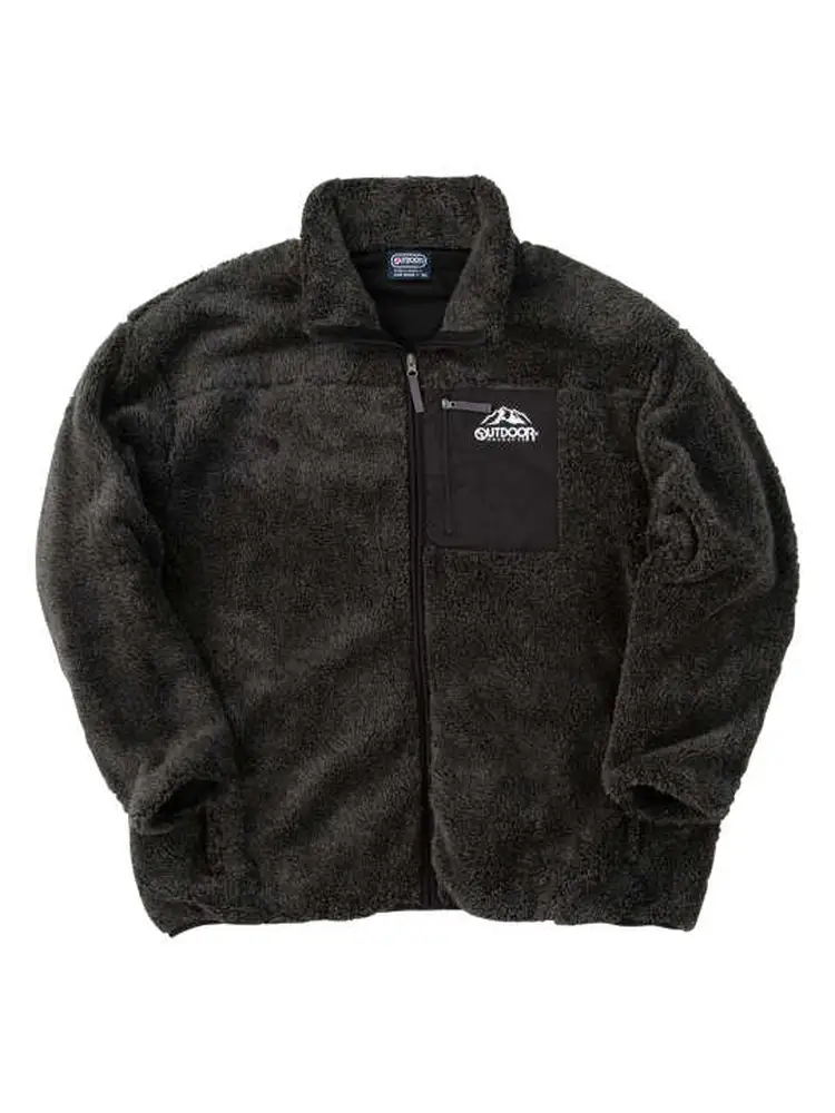 【OUTDOORPRODUCTS】【7L-8L】裏メッシュボアフリースジャケット＊カタログ商品大きいサイズ