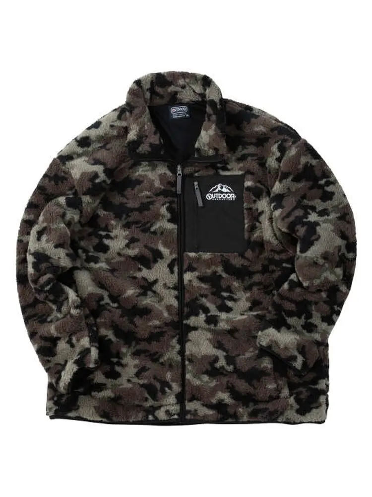 【OUTDOORPRODUCTS】【8L】裏メッシュボアフリースジャケット＊カタログ商品大きいサイズ