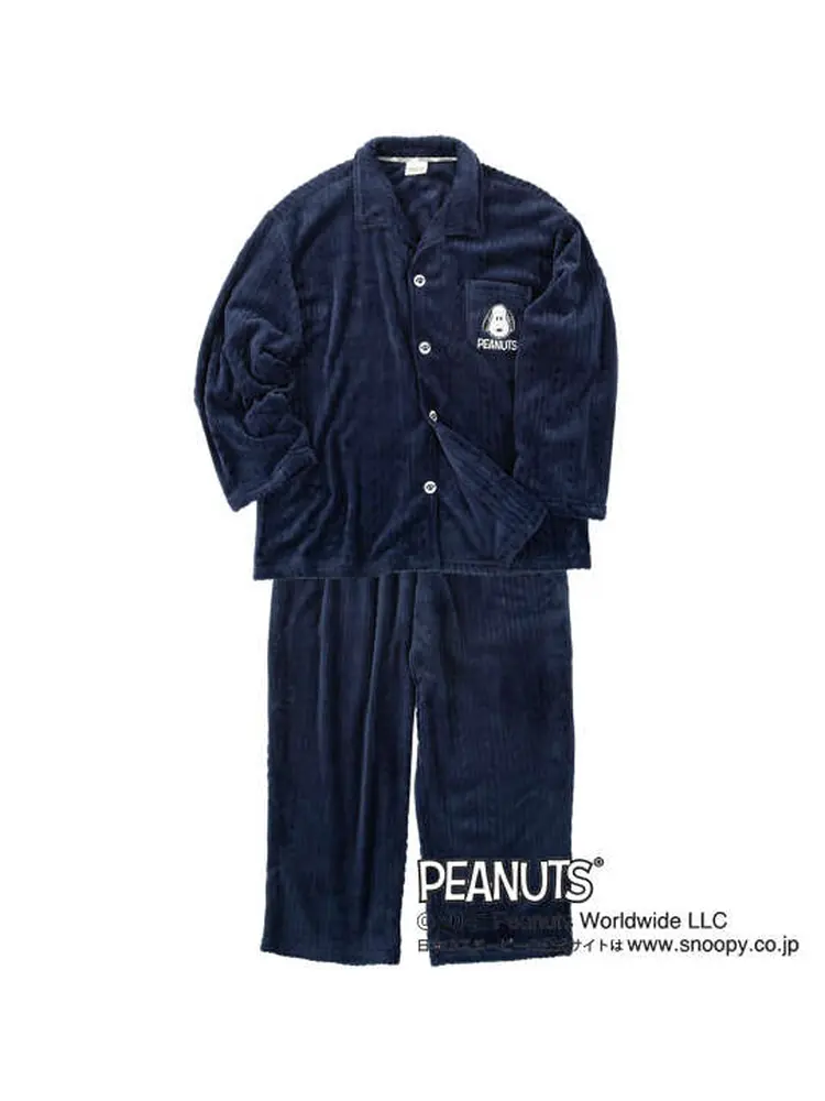 【PEANUTS】ふわもこシャツパジャマ＊カタログ商品大きいサイズ