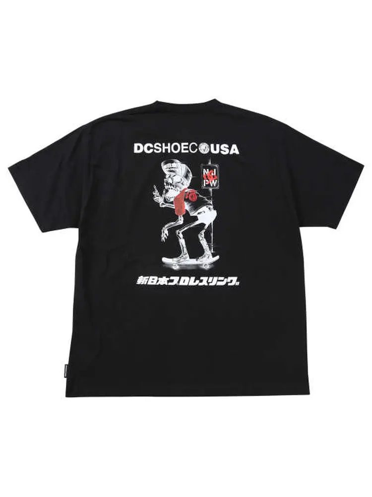 【DCSHOES×新日本プロレス】STRONGSTYLESKULL半袖Tシャツ＊カタログ商品