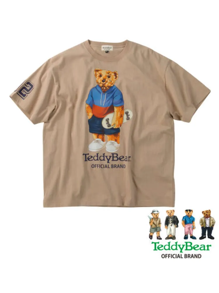 【TeddyBear】天竺プリント半袖TシャツB＊カタログ商品