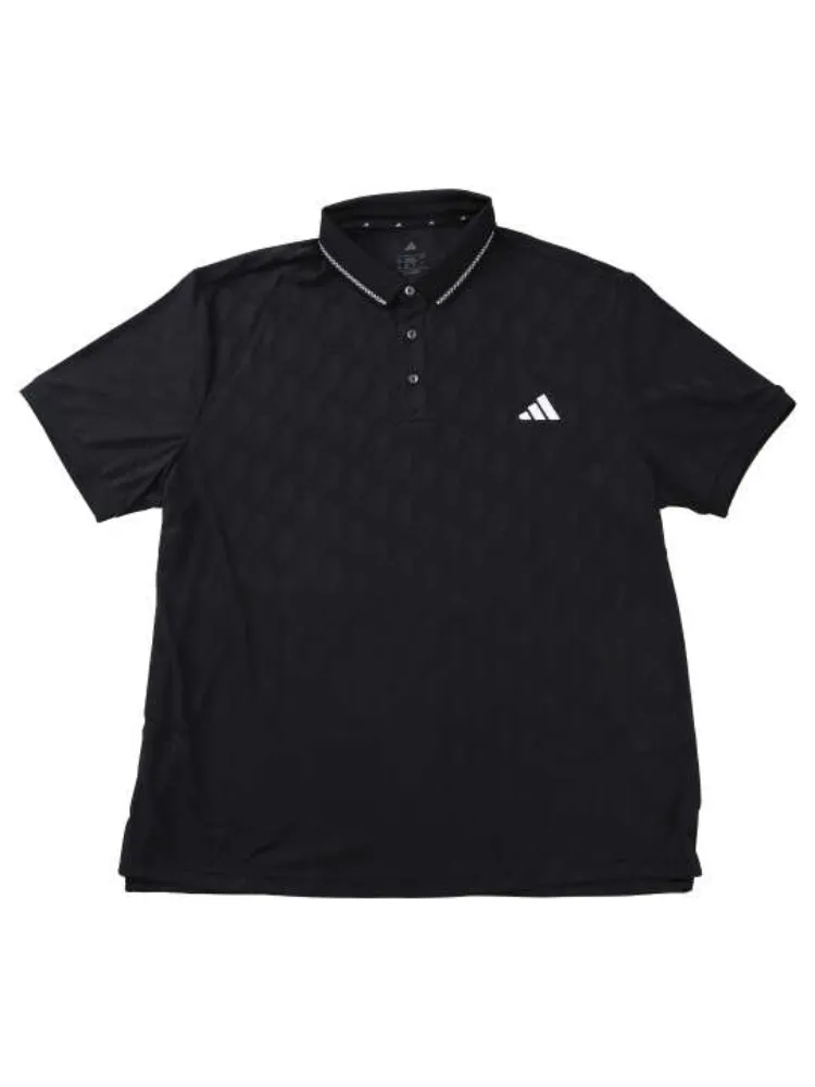 【adidas-golf(アディダスゴルフ)】CLIMACOOLシーズナルジャガード半袖シャツ＊カタログ商品