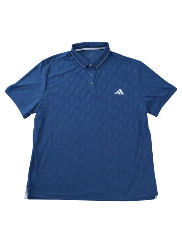 【adidas-golf(アディダスゴルフ)】CLIMACOOLシーズナルジャガード半袖シャツ＊カタログ商品