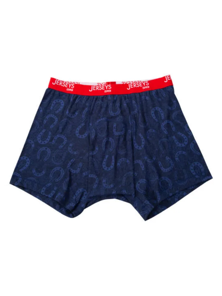 【EDWIN(エドウィン)】JERSYSストレッチフライスプリントニットボクサーパンツ＊カタログ商品