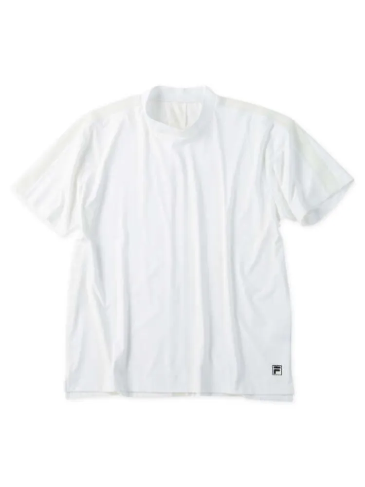 【FILAGOLF(フィラゴルフ)】モックネック半袖シャツ＊カタログ商品