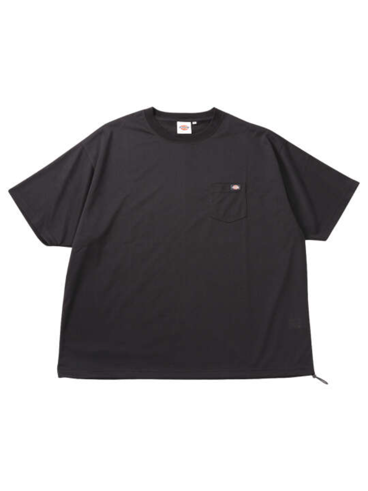 【DICKIES】ポリエステルドローコードポケット半袖Tシャツ＊カタログ商品