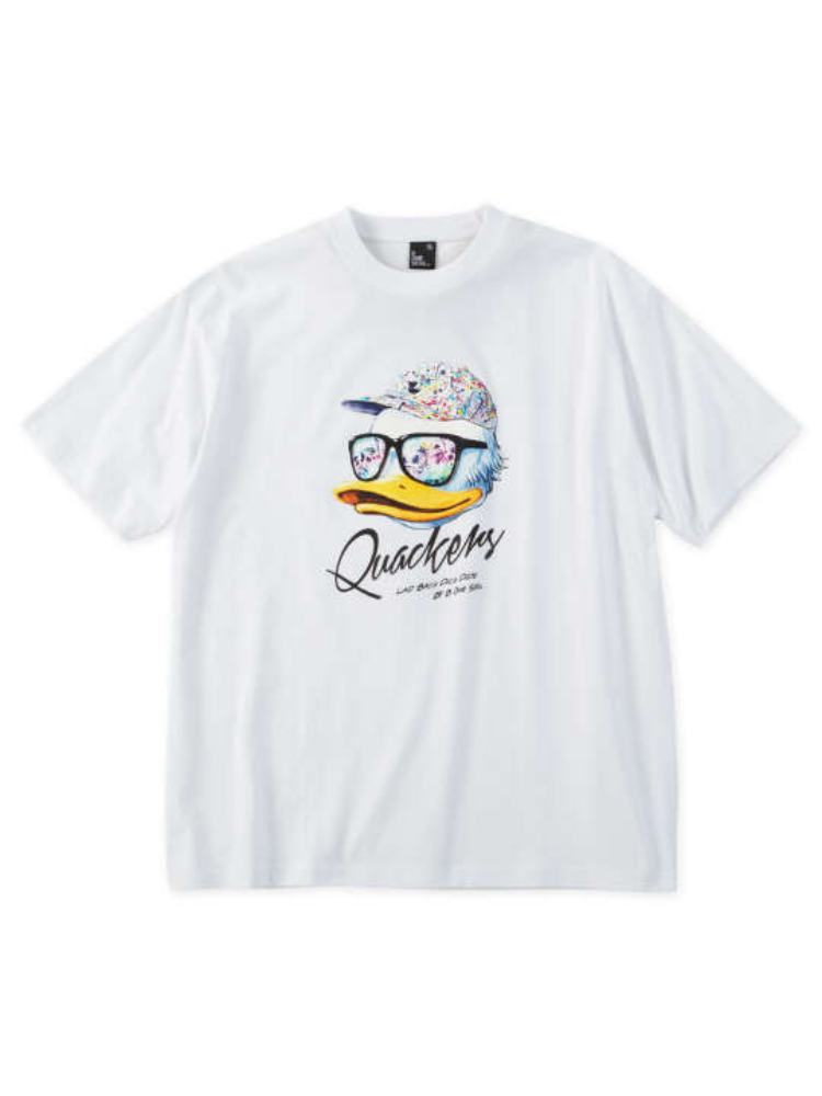【b-one-soul(ビーワンソウル)】DUCKDUDEフェイスクワック半袖Tシャツ＊カタログ商品