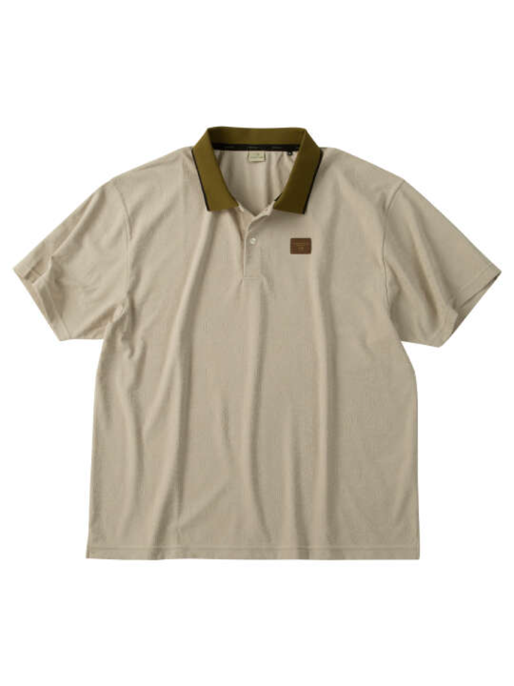 【SY32bySWEETYEARS(エスワイサーティトゥバイスィートイヤーズ)】ジャガード半袖ポロシャツ＊カタログ商品