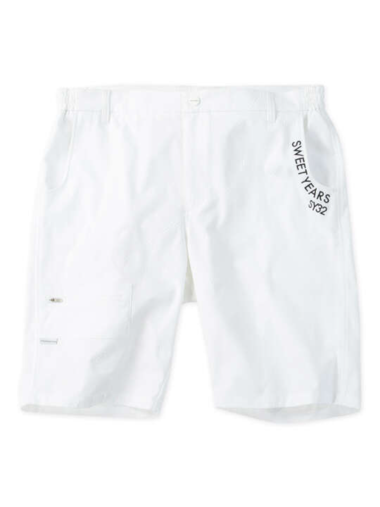 【SY32bySWEETYEARS(エスワイサーティトゥバイスィートイヤーズ)】バックエンボスハーフパンツ＊カタログ商品