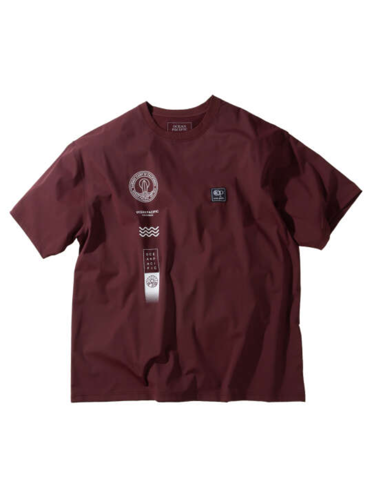 【OCEANPACIFIC】接触冷感ストレッチUV半袖Tシャツ＊カタログ商品