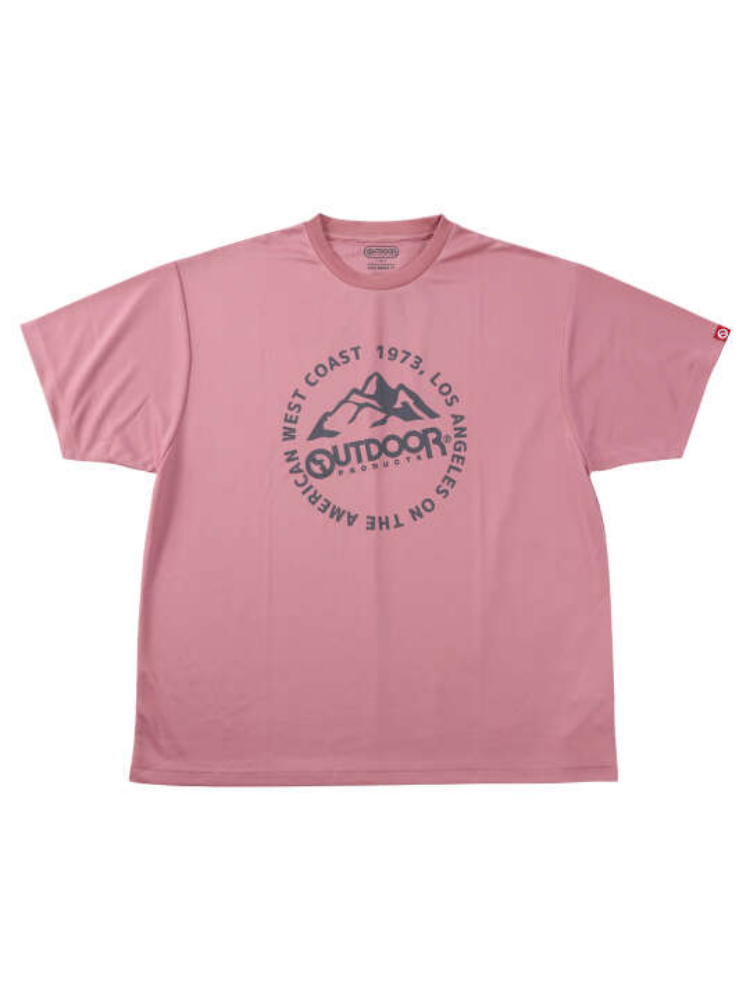 【OUTDOORPRODUCTS】【3L-6L】DRYメッシュ半袖TシャツB＊カタログ商品