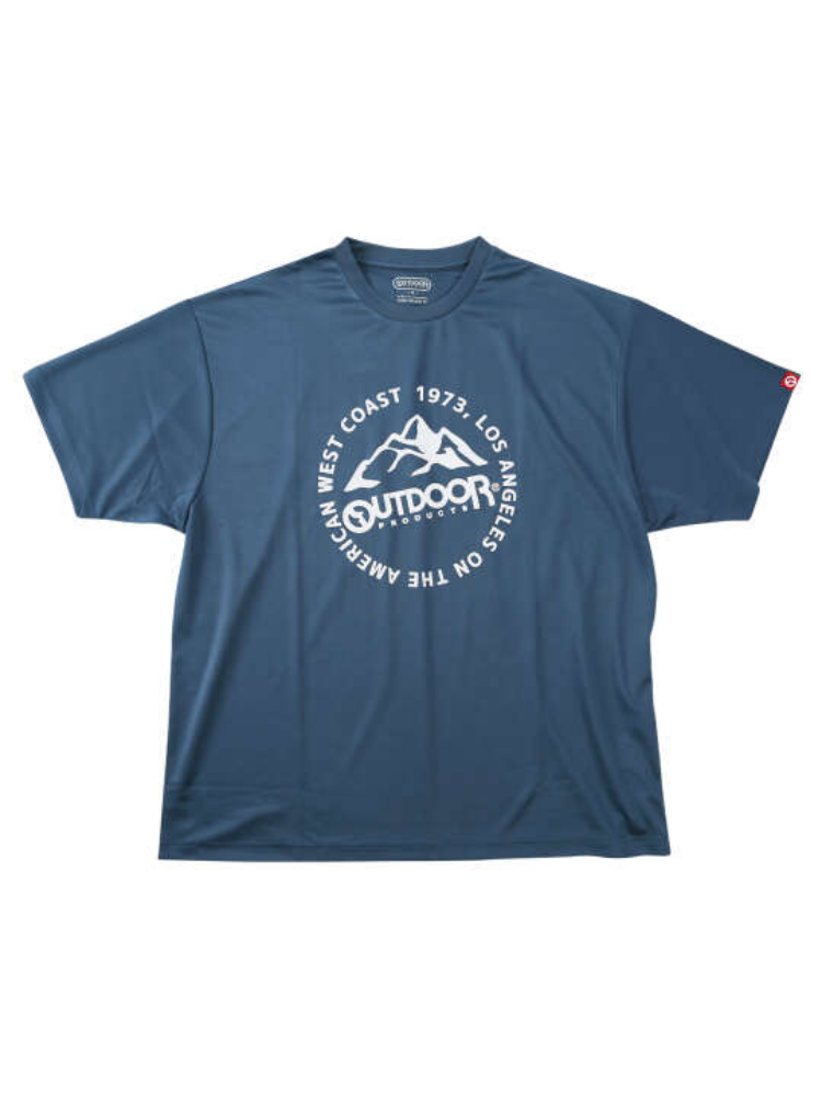 【OUTDOORPRODUCTS】【3L-6L】DRYメッシュ半袖TシャツB＊カタログ商品