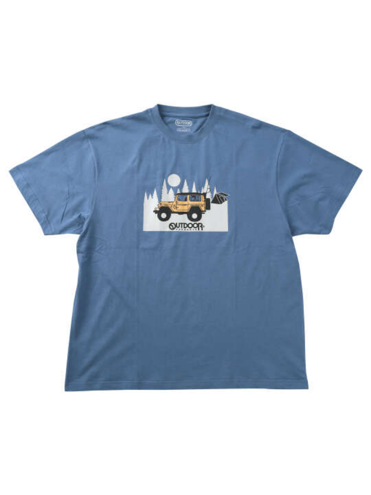 【OUTDOORPRODUCTS】【3L-6L】天竺半袖TシャツD＊カタログ商品