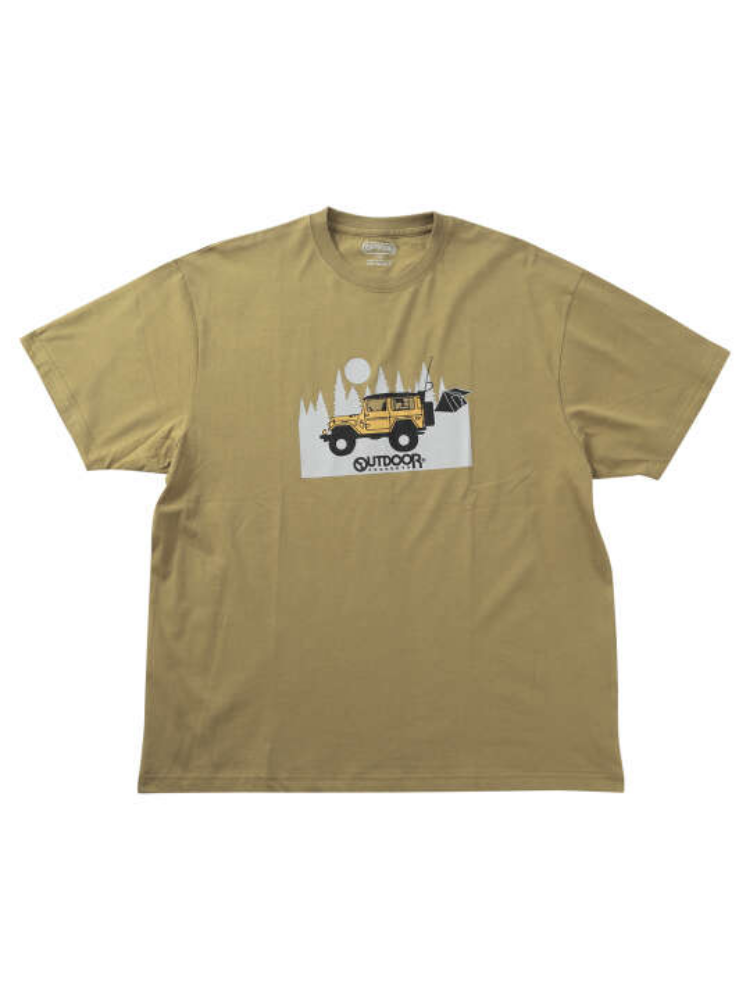【OUTDOORPRODUCTS】【7L-8L】天竺半袖TシャツD＊カタログ商品