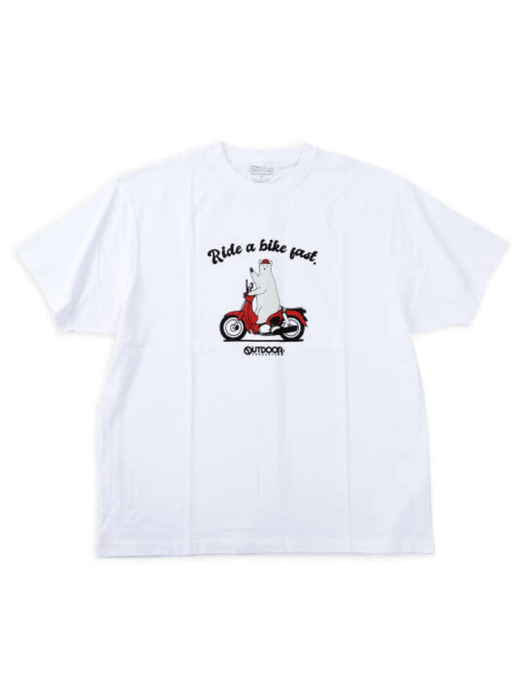 【OUTDOORPRODUCTS】【7L-8L】天竺半袖TシャツE＊カタログ商品