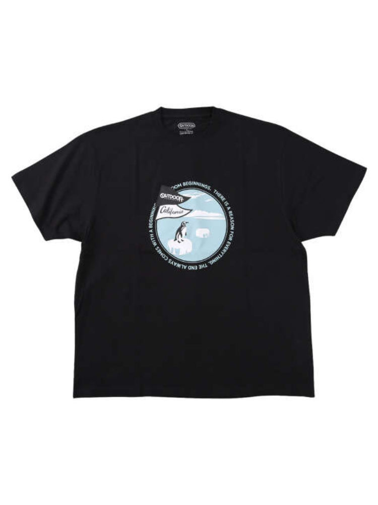 【OUTDOORPRODUCTS】【7L-8L】天竺半袖TシャツF＊カタログ商品