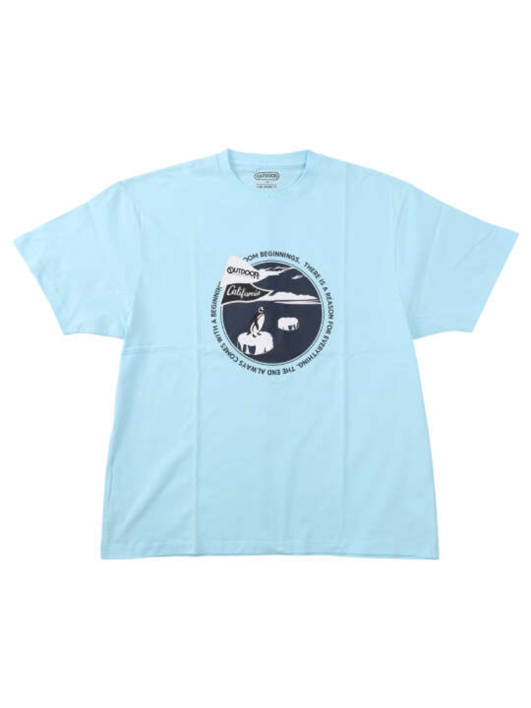 【OUTDOORPRODUCTS】【7L-8L】天竺半袖TシャツF＊カタログ商品