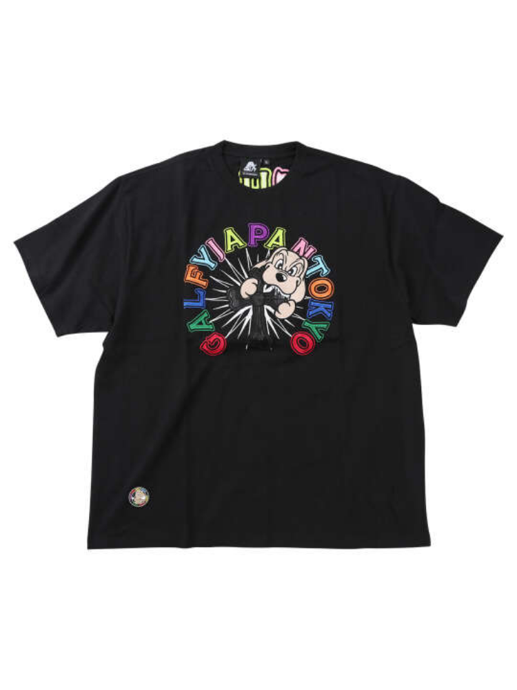 【GALFY】おしゃぶりワンワンカラフルロゴ半袖Tシャツ＊カタログ商品