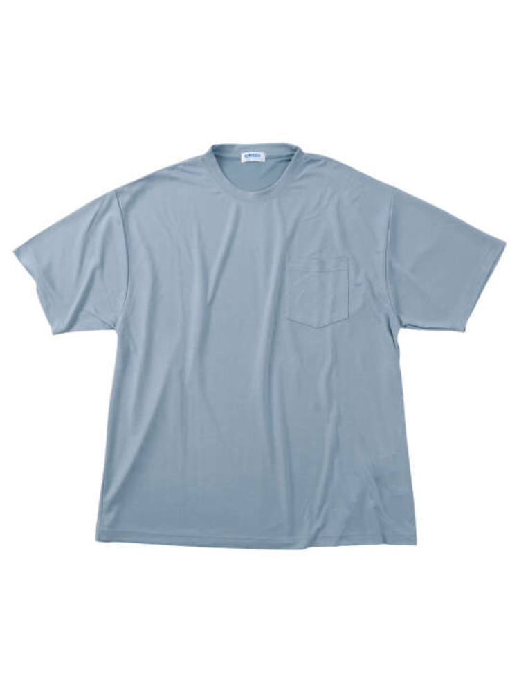 【ヒヤロン】接触冷感ポケット付半袖Tシャツ＊カタログ商品
