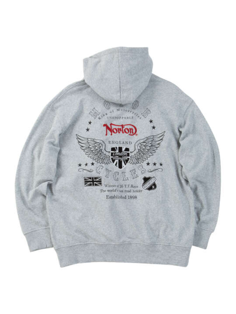 【Norton】裏毛フルジップパーカー＊カタログ商品