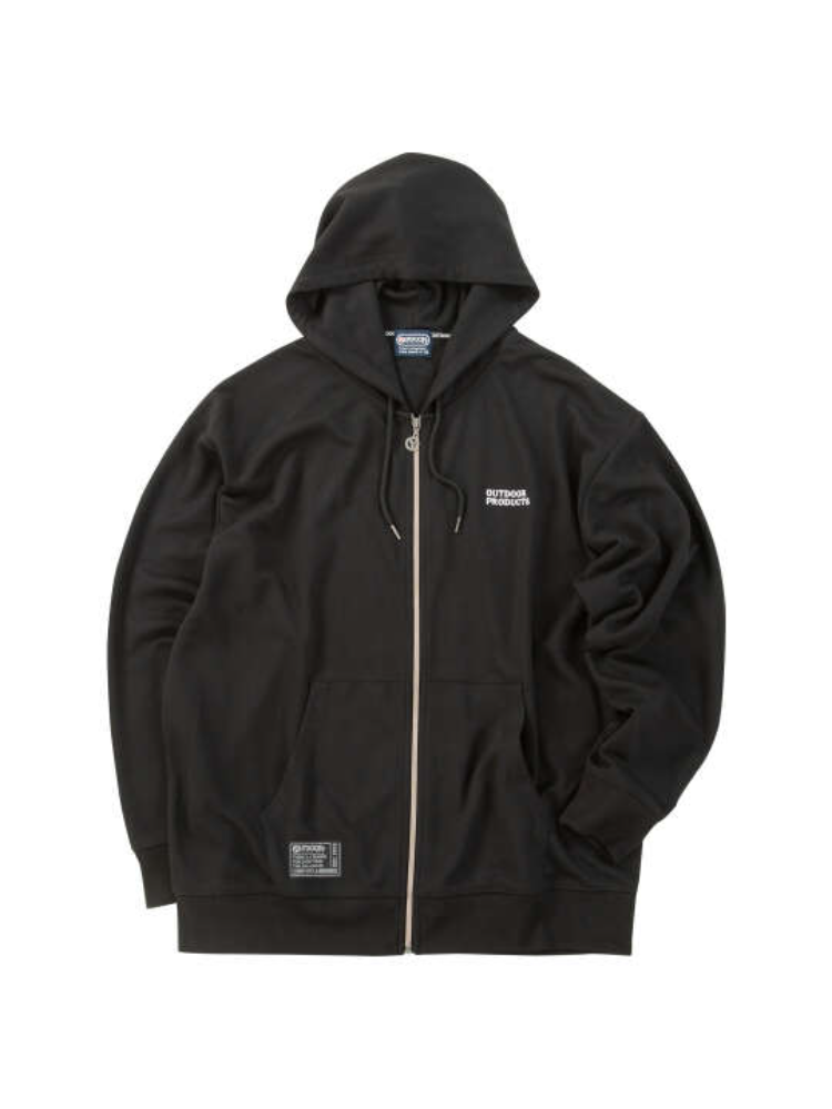 【OUTDOORPRODUCTS】【7L-8L】綿タッチエステルダンボールフルジップパーカー＊カタログ商品