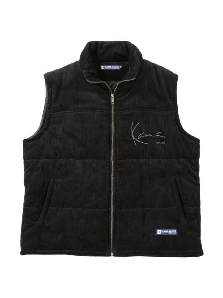 【KARLKANI】コーデュロイ切替中綿ベスト＊カタログ商品